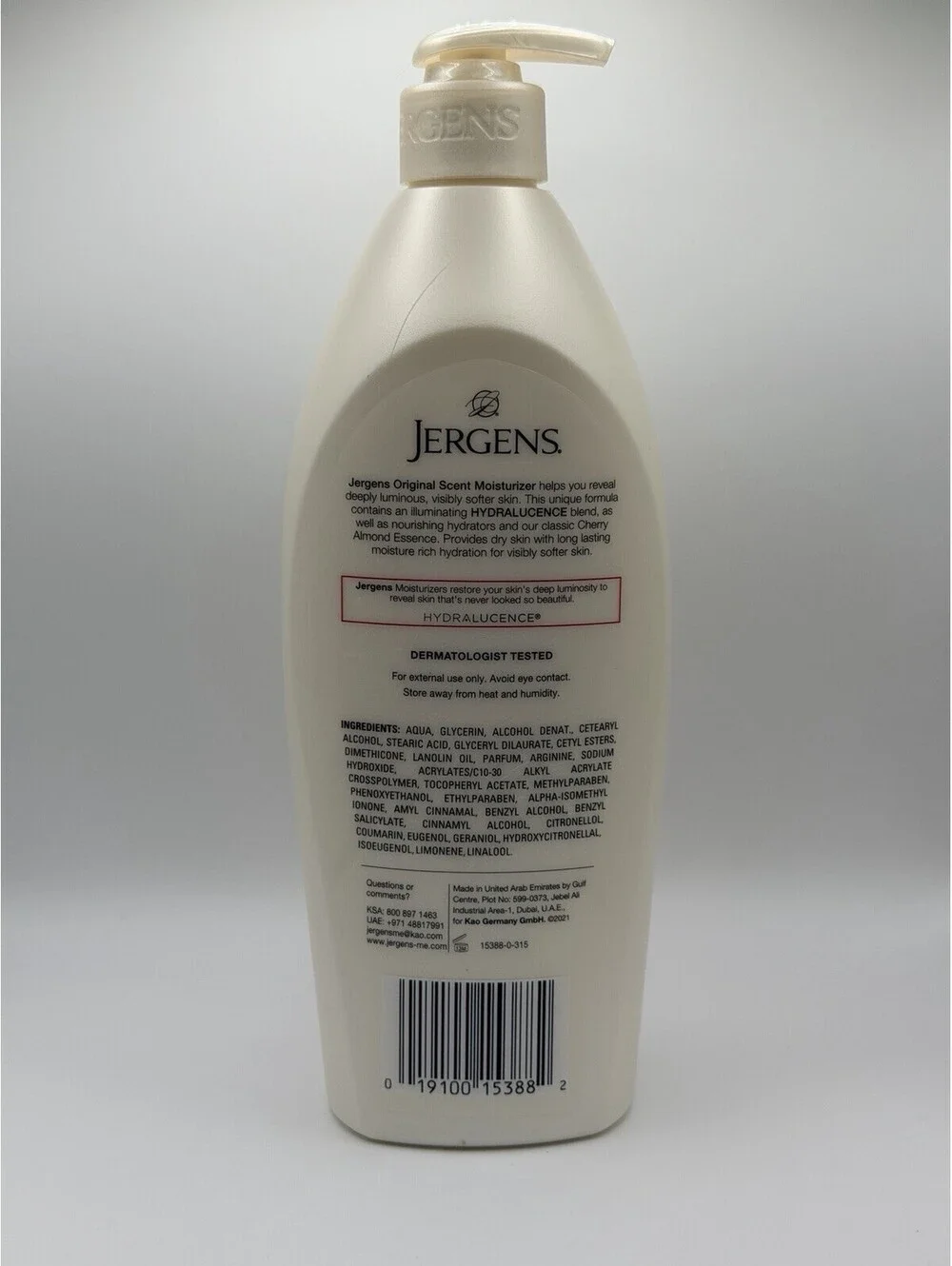 Jergens Original Scent Dry Skin Lotion 32oz Cherry Almond Hand & BodyMoisturizer